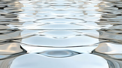 Wall Mural - serene image of reflective water patterns creating calming effect