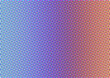 © Khemmanat - Rainbow Halftone Pattern: Vibrant, colorful halftone pattern with a smooth gradient transition from cool blues to warm reds and oranges. Perfect for backgrounds, textures, or design elements.