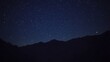 © yogiandrias - Starry Night Sky Over Silhouetted Mountains