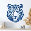 © Mufarokah - Tiger head wall art in modern home