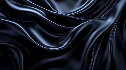 Wall Mural - Dark Draped Fabric Abstract Texture Background