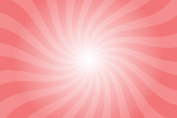 Aufkleber - Abstract orange background with rays retro starburst rays. Watermelon orange sunburst background vector illustration pattern beam rays. Spiral radial striped backdrop. Vector illustration.