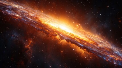 Wall Mural - cosmic mystic galaxy background