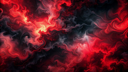 Wall Mural - abstract red and grey swirling design background