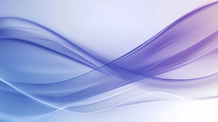 Wall Mural - Abstract blue purple waves, soft background, design element