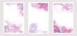 © Fitriasuryan - pink purple abstrack watercolor backgroud