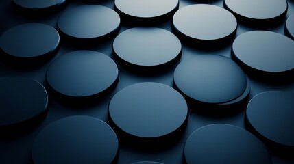 dark blue circles arranged in a seamless pattern background