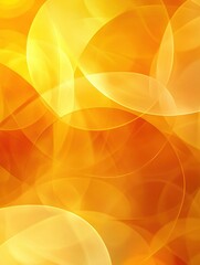 Fototapete - Bright abstract background featuring warm yellow and orange hues with soft shapes and smooth transitions. Generative AI