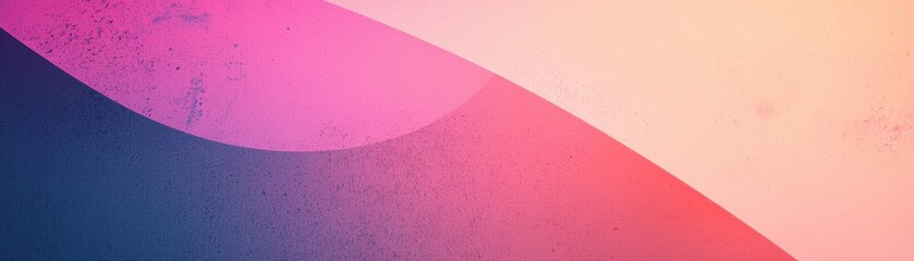 Wall Mural - abstract pink peach and blue gradient background texture modern design element