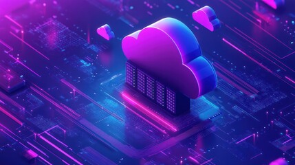 Cloud computing server data center network technology