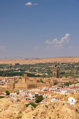 Wall Mural - Guadix caves houses (Cuevas de Guadix), Guadix, Province of Granada, Andalusia, Spain