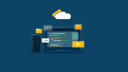 Website Hosted in a Secure Cloud, Cloud Storage System, Online Hosting Platform