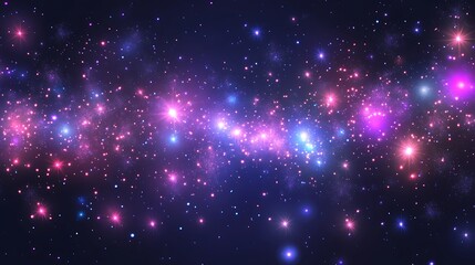 abstract background with stars