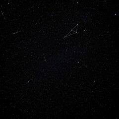 Wall Mural - star-filled night sky with constellations and planets, galaxy clusters, cosmology
