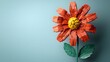 © pungaapond - A simple and elegant flower arrangement set against a soft pastel background highlighting the minimalist design and providing ample copy space for text overlays or graphic elements