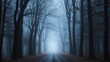 © LYADesigner - Mysterious Pathway Through a Misty Forest