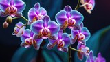 Vibrant Orchid Flowers with Exotic Colors Perfect for Nature Lovers and Floral Backgrounds