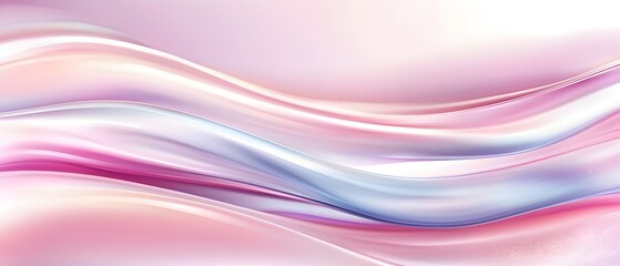Wall Mural - a pink and blue wave with a white background