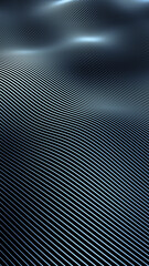 Wall Mural - glowing blue colored abstract wavy and curvy lines pattern copy space background. vertical illustrat