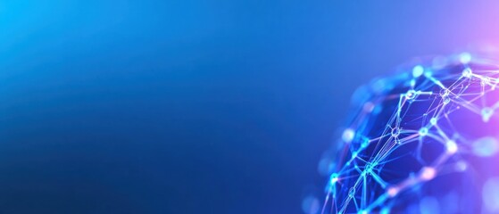 Network Connection Abstract Background