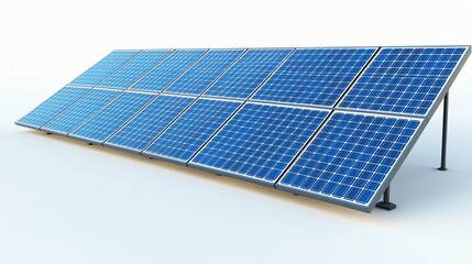 Solar panels array energy production