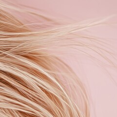 Aufkleber - Close up view of frayed hair tips highlighting split ends with space for additional text or information. Generative AI