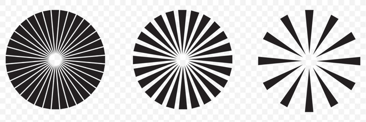 Wall Mural - comic book black and white radial lines background. superhero action explosion, anime comic manga fa
