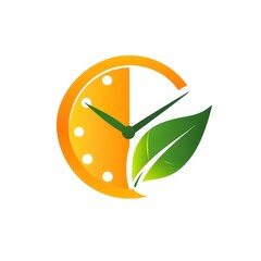 Sticker - Eco-Friendly Time Management Concept