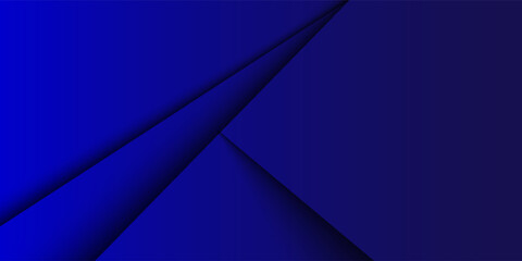 Dark blue dynamic abstract vector background with straight shadow lines.