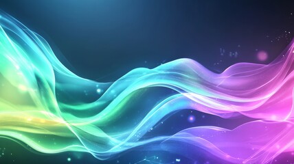 An abstract digital data streams background. Generative AI