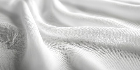 Fototapete - a white canvas exhibiting subtle texture and clean lines, ideal for creating a serene minimalist design.