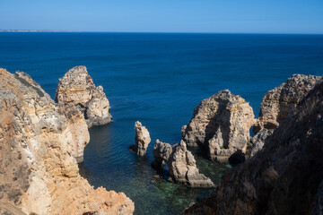 Sticker - Ponta da Piedade near Lagos - Algarve, Portugal