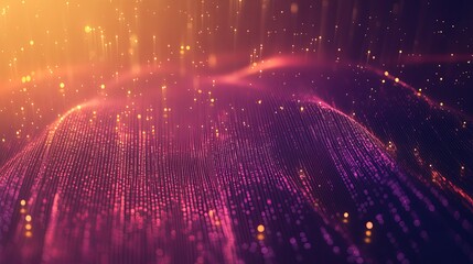 Abstract coding concept with glowing lines and symbols, symbolizing innovation and digital transformation.