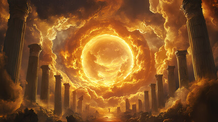 Wall Mural - olympian gods formation