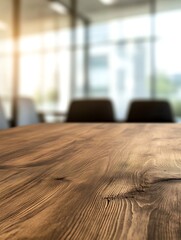 Aufkleber - A rustic wooden tabletop showcasing visible wood grain details in a beautiful design.