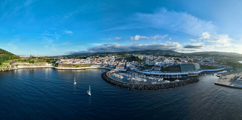 Sticker - The Yacht harbor of Angra do Heroismo