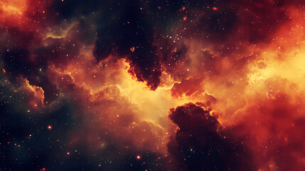 Wall Mural - Galactic marvel: abstract background featuring amazing space clouds. Galactic Mosaic Skies. Illustration