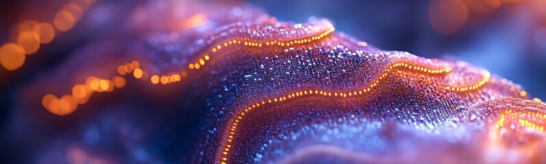 Leinwandbilder - A detailed close-up image of a microchip showcasing its intricate design and technology.