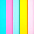 © Fragton - Pastel Color Palette Strips Arrayed in Geometric Vertical Pattern Backdrop of Cyan Pink Yellow and Baby Blue