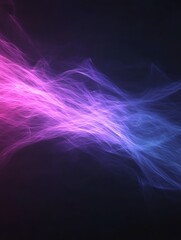 Poster - A mesmerizing image depicting a chaotic yet beautiful dance of glowing light in vivid colors.