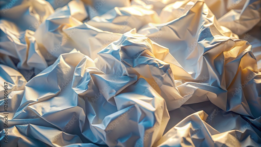 Crumpled Paper Texture Background: High-Resolution Image for Design ...