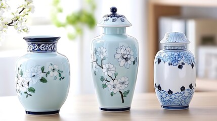 Wall Mural - Decorative ceramic vases