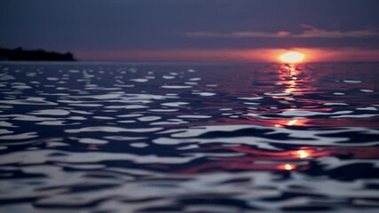 Fototapete - sunset in the sea