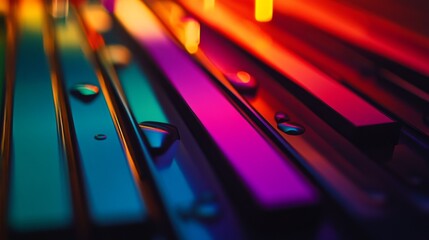 A close-up of a digital color palette on a graphic design program, with vibrant hues and gradients being selected, emphasizing the importance of color in design