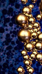 Poster - Golden Orbs Dreamscap
