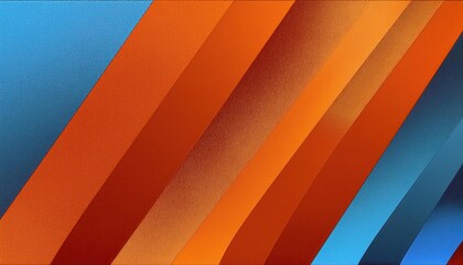 Wall Mural - vibrant gradient fabric texture with orange and blue curves, colorful abstract design for modern decor