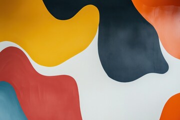 an abstract wallpaper with flowing shapes and vibrant colors creating a dynamic visual effect