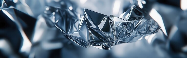 Fototapete - Modern low-poly background featuring vibrant gradients in a dynamic design for creative projects