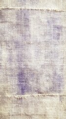 Leinwandbilder - Burlap texture featuring soft pastel hues creating a rustic and soothing aesthetic ideal for various design projects