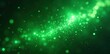 © tpadobestock - Emerald green light explosion, glittering particles , galaxy, light